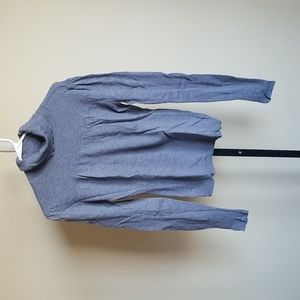 a.n.a Womens Soft Turtleneck Gray Sweater - Small